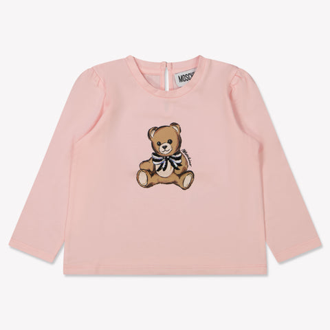 Moschino Baby Girls T-Shirt  Light Pink