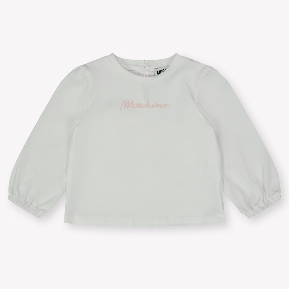 Moschino Baby Meisjes Setje In Wit