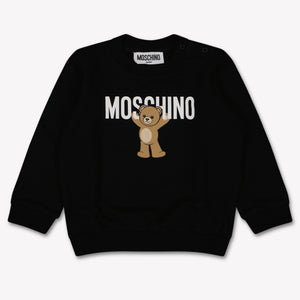 Moschino Baby Unisex Trui In Zwart