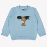 Moschino Baby Unisex Sweater  Light Blue