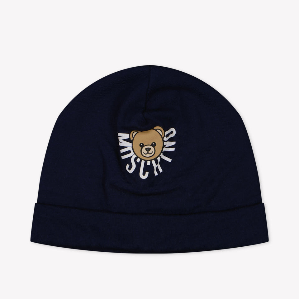 Moschino Baby Unisex Muts In Navy