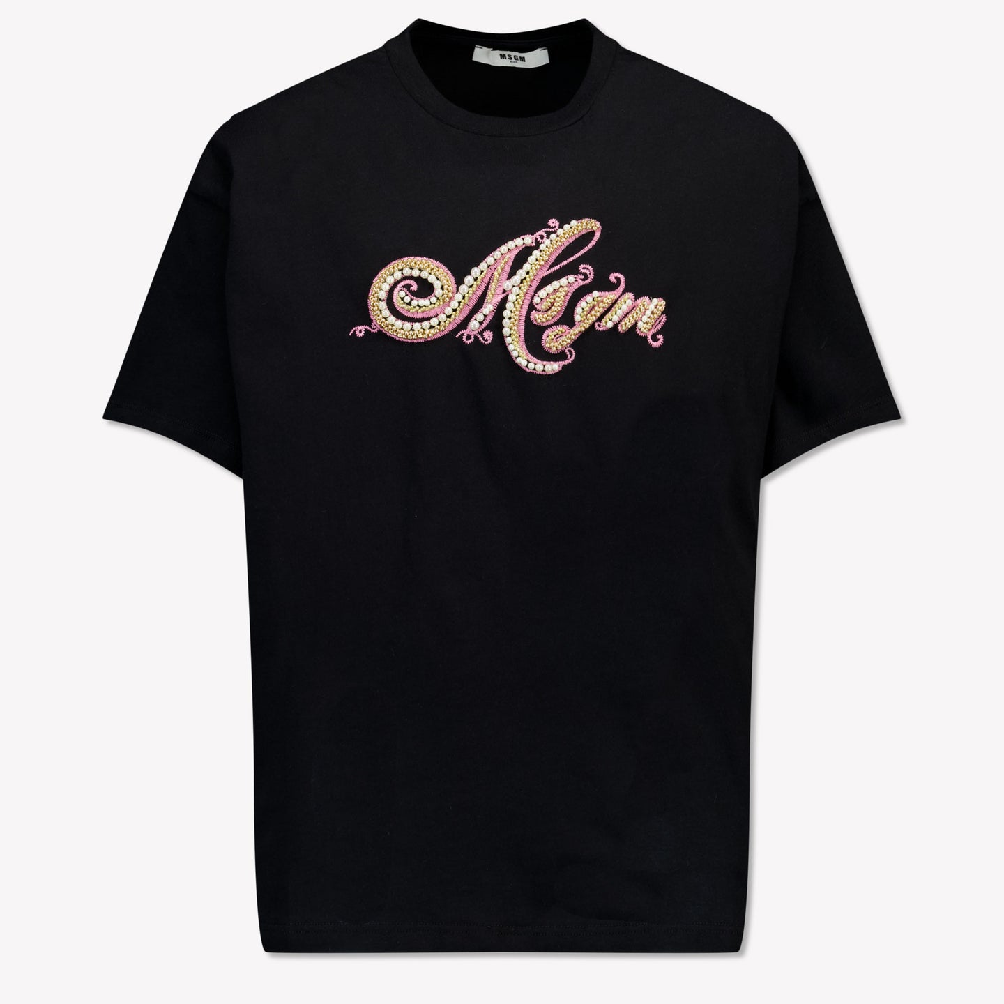 MSGM Kids Girls  T-Shirt Black
