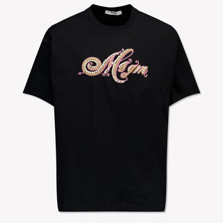 MSGM Kids Girls  T-Shirt Black
