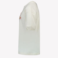 MSGM Kids Girls  T-Shirt Offwhite