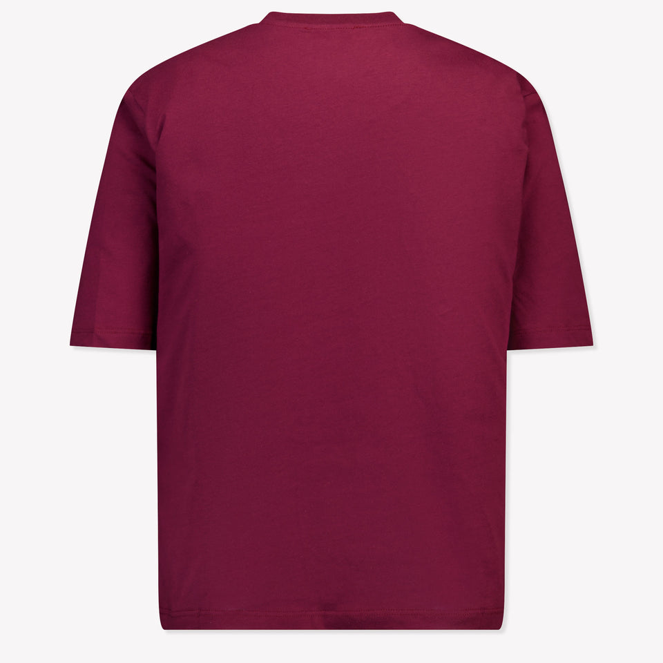 MSGM Kids Girls  T-Shirt Bordeaux