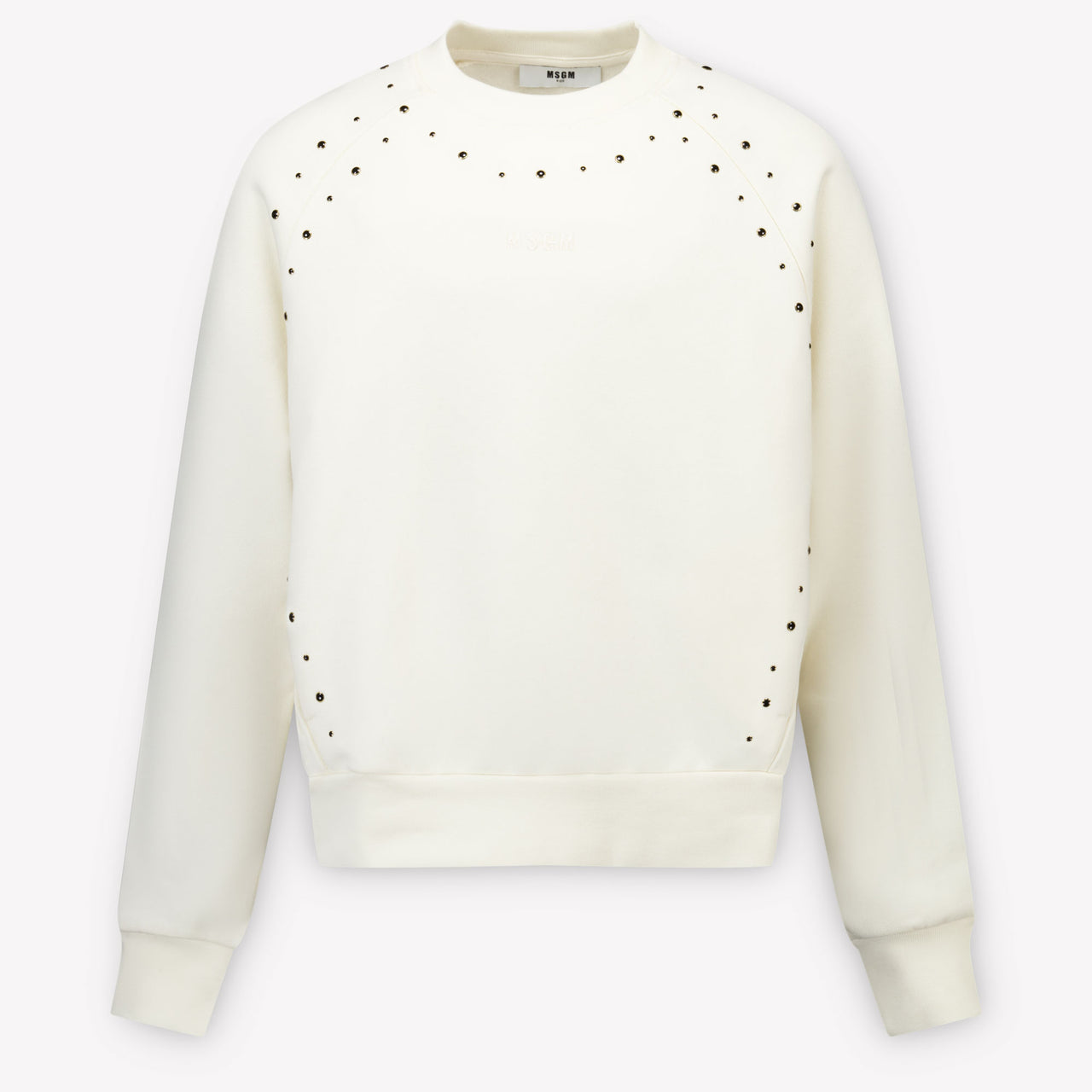 MSGM Kids Girls Sweater Offwhite