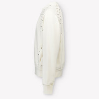 MSGM Kids Girls Sweater Offwhite