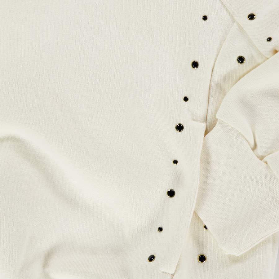 MSGM Kids Girls Sweater Offwhite
