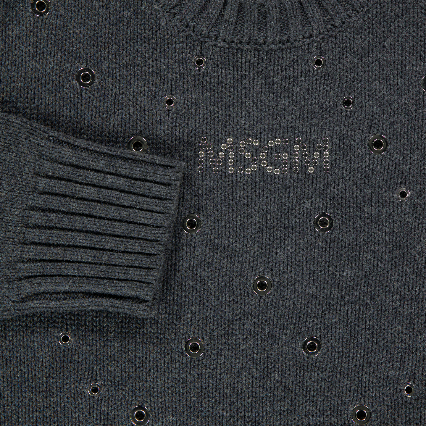 MSGM Kids Girls Sweater Gray