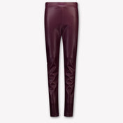 MSGM Kinder Meisjes Legging In Bordeaux