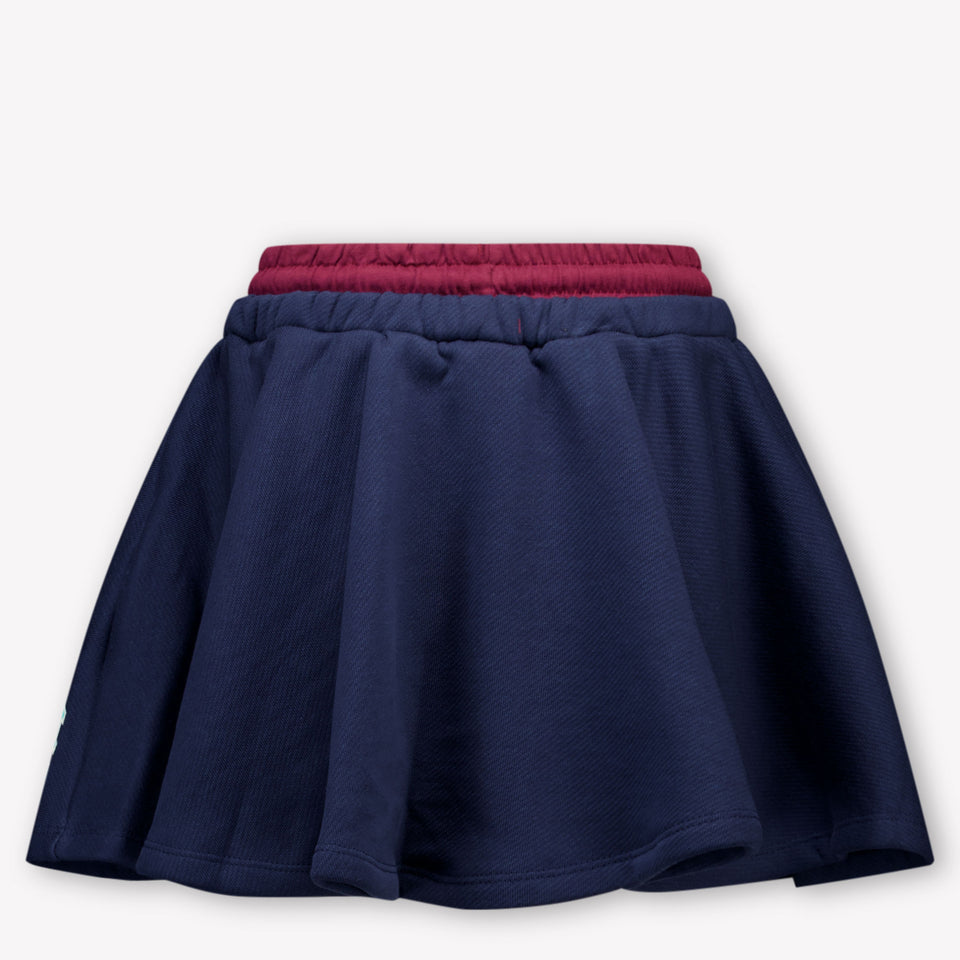 MSGM Kids Girls Skirt Navy
