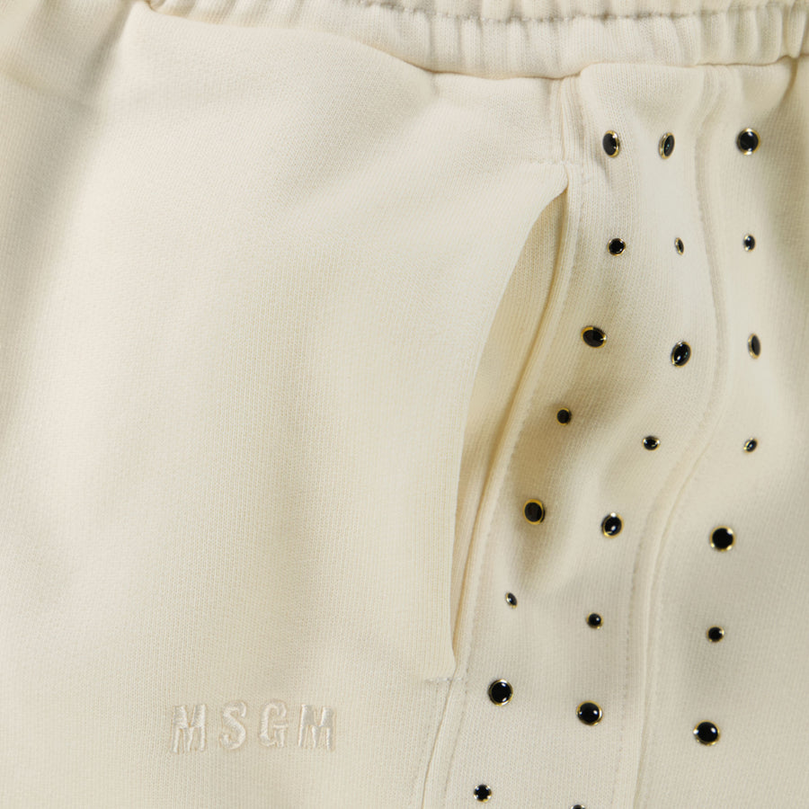 MSGM Kids Girls  Pants Offwhite