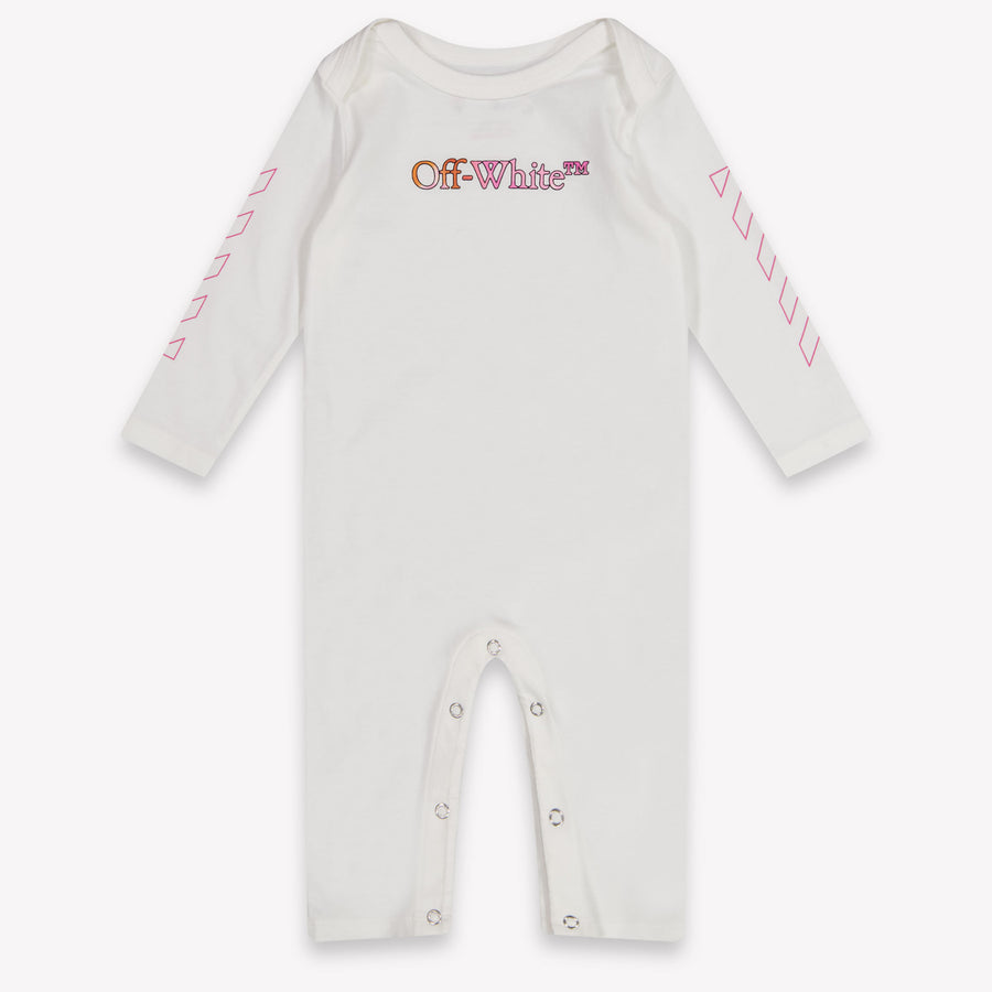 Off-White Baby Girls Playsuit  White