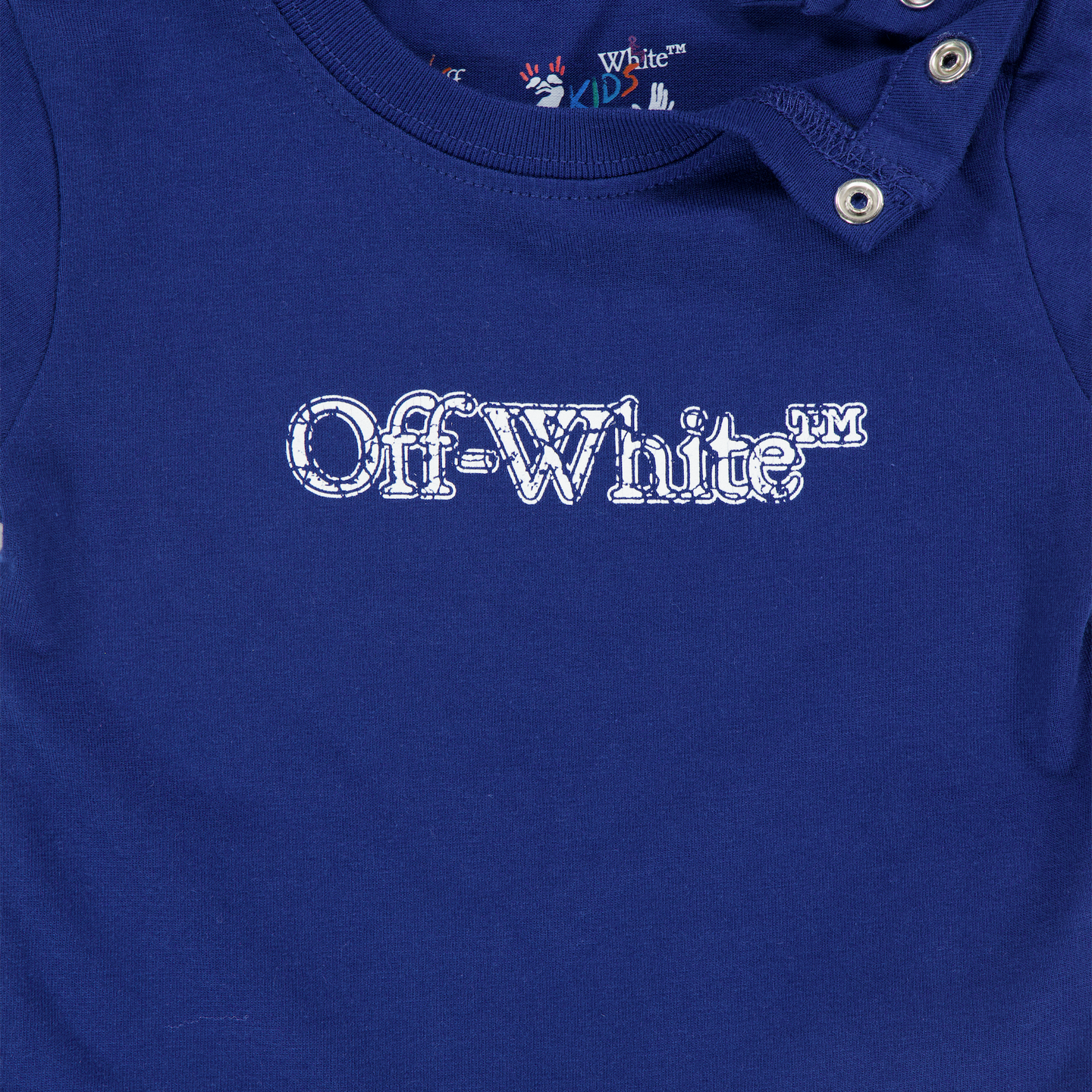 Off-White Baby Jongens T-Shirt In Blauw