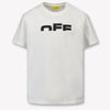 Off-White Kids Boys  T-Shirt White