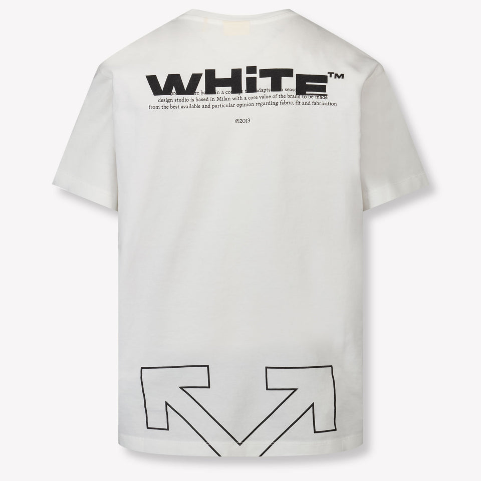 Off-White Kids Boys  T-Shirt White