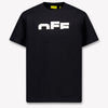 Off-White Kids Boys  T-Shirt Black