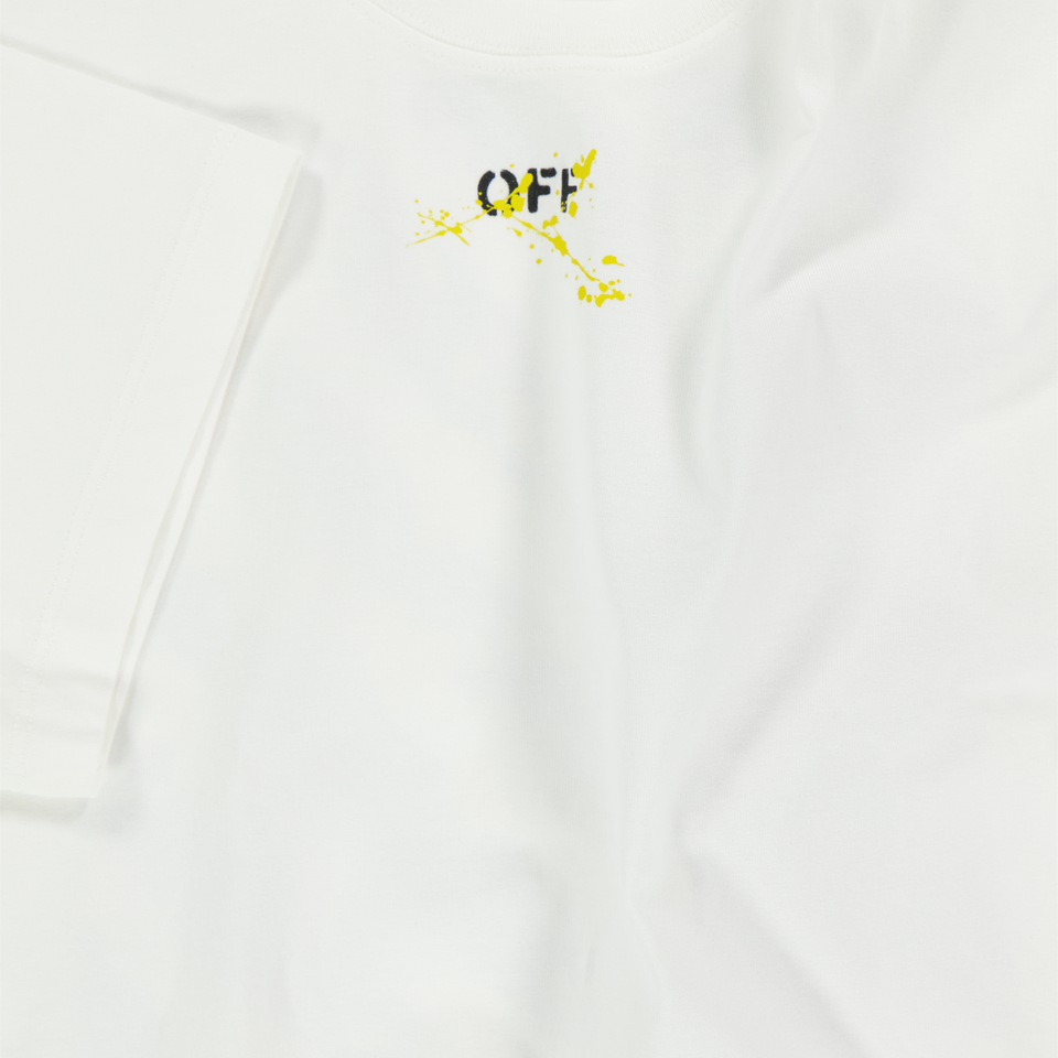 Off-White Kids Boys  T-Shirt White