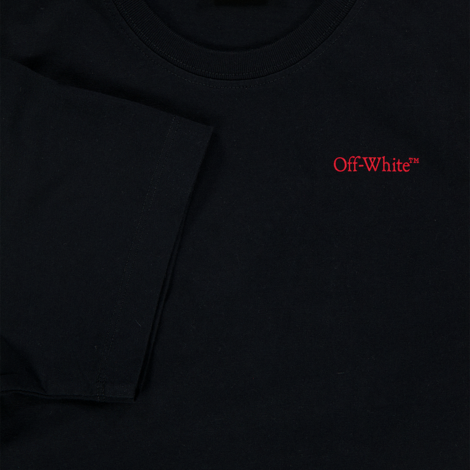 Off-White Kids Boys  T-Shirt Black