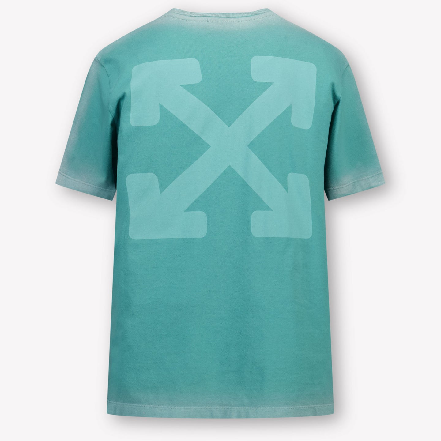 Off-White Kids Boys  T-Shirt Green
