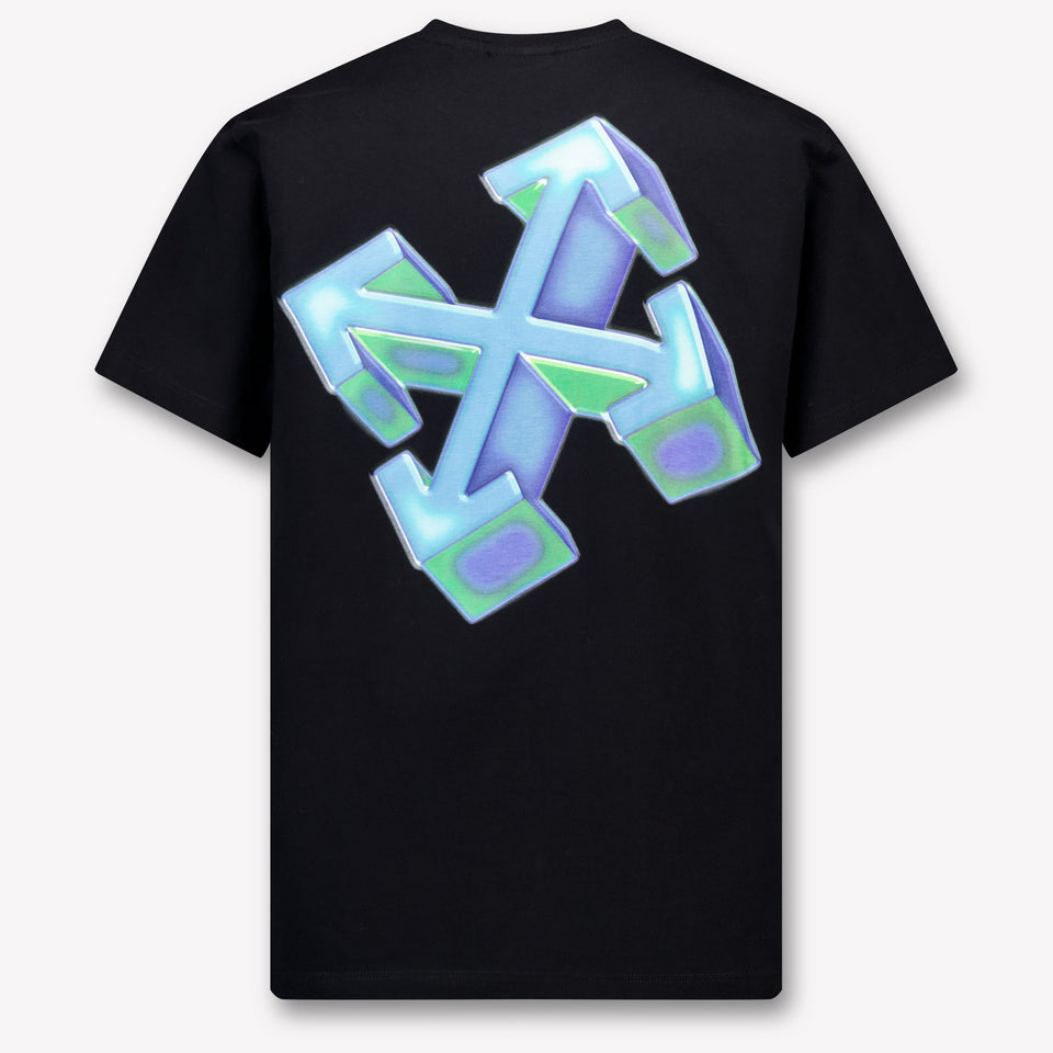 Off-White Kids Boys  T-Shirt Black