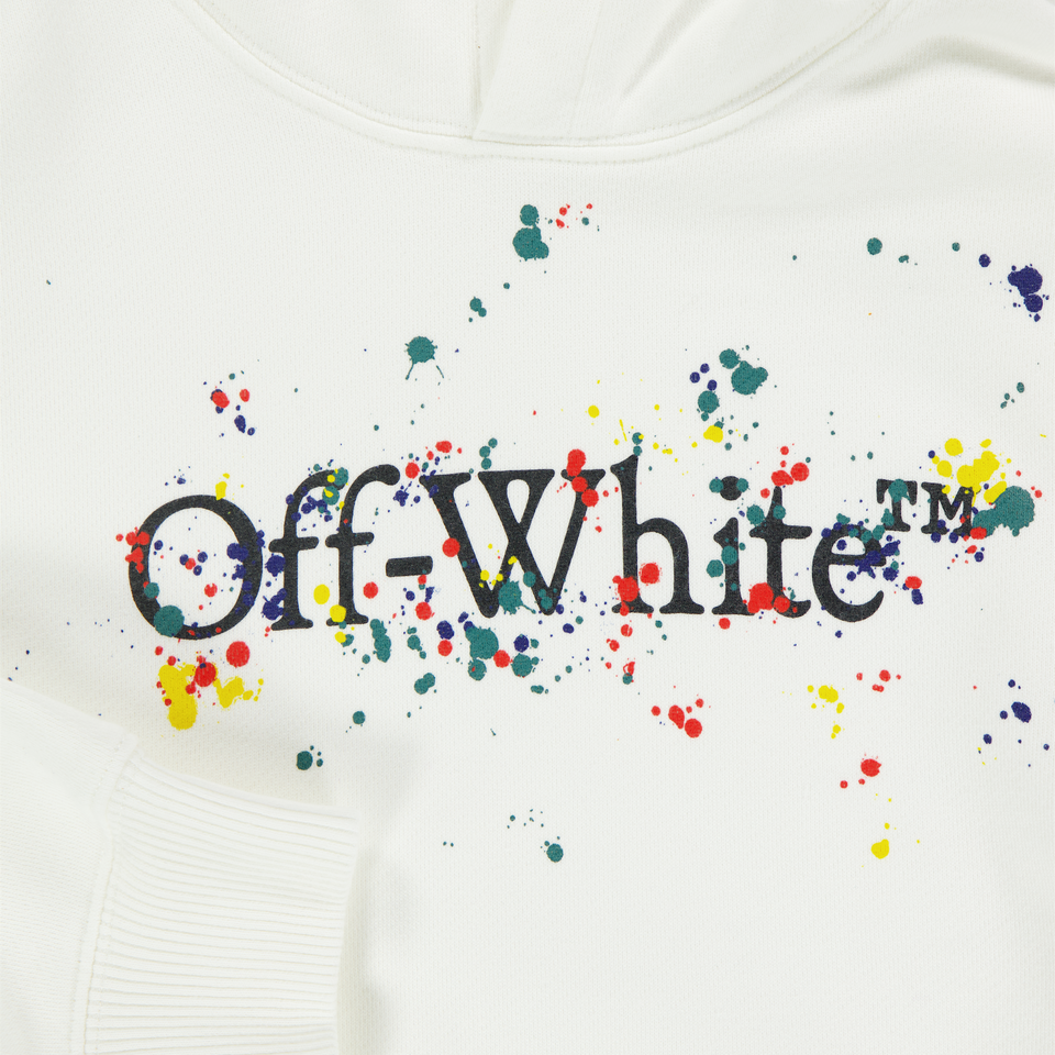 Off-White Kinder Jongens Trui In Wit