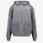 Off-White Kids Boys Vest  Dark Gray