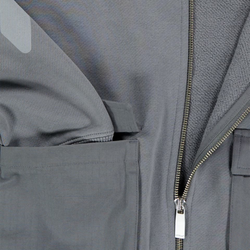 Off-White Kids Boys Vest  Dark Gray