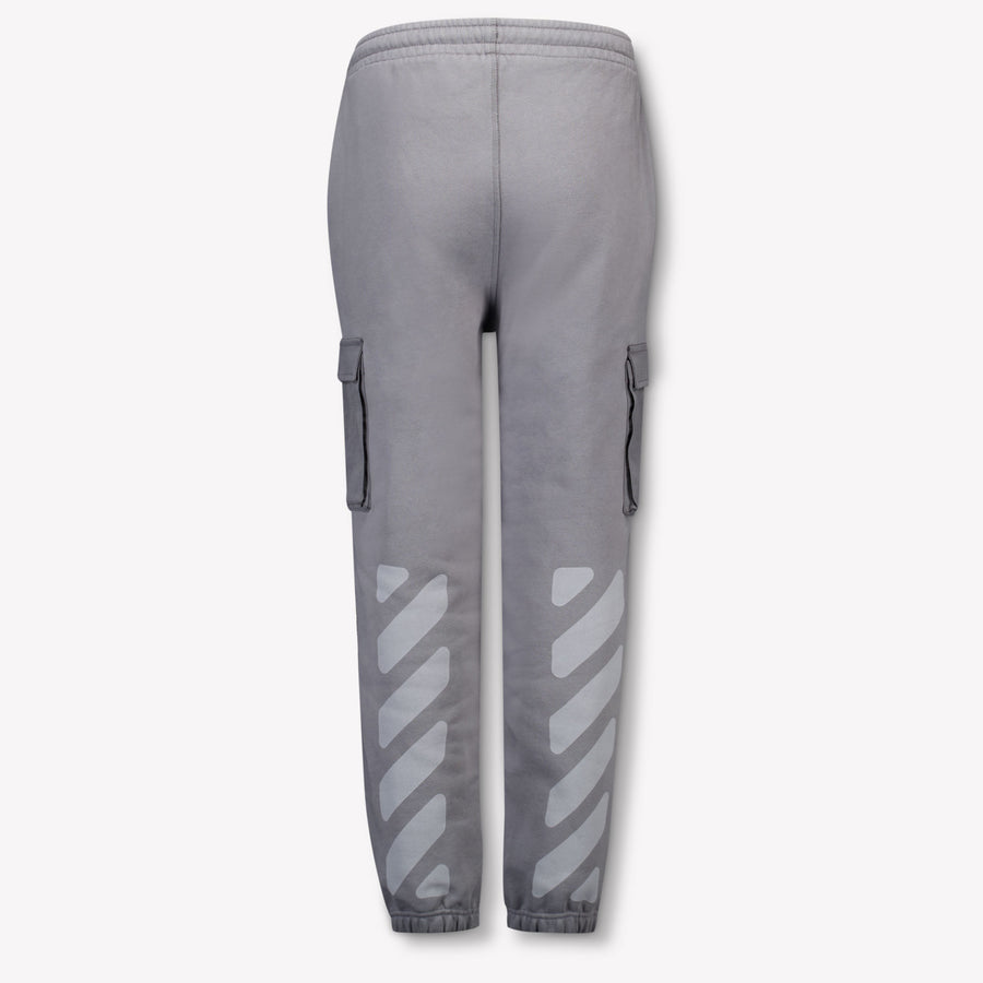 Off-White Kinder Jongens Broek In Donker Grijs