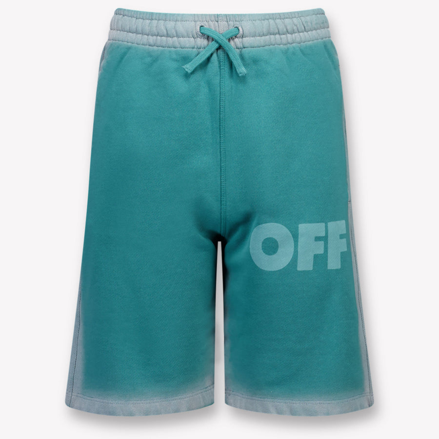 Off-White Kinder Jongens Shorts In Groen