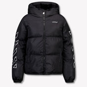 Off-White Kids Boys Winter Jacket  Black