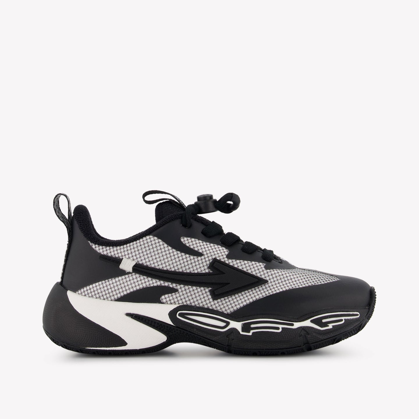 Off-White Jongens Sneakers In Zwart