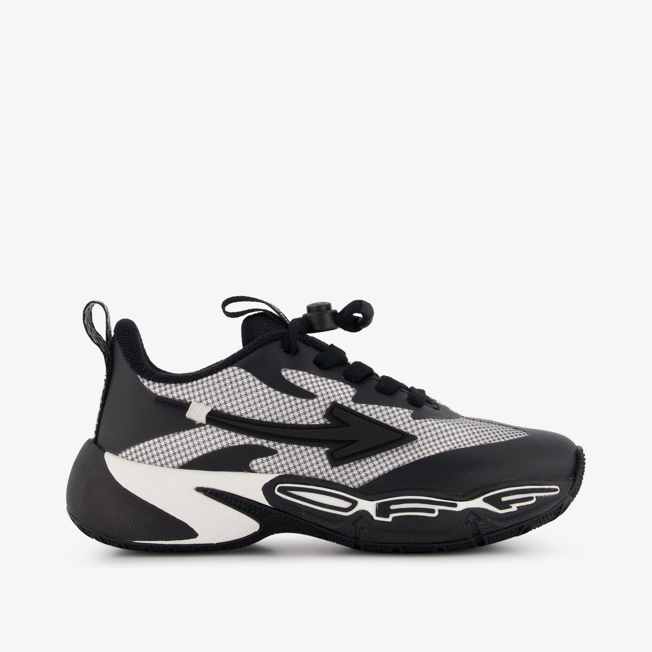Off-White Jongens Sneakers In Zwart