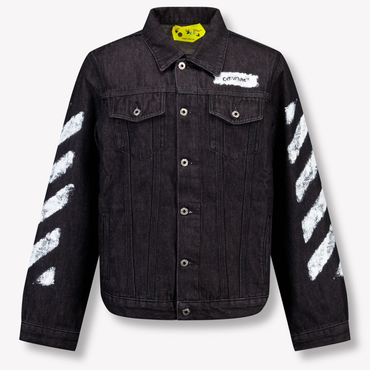Off-White Kids Boys Jackets  Black