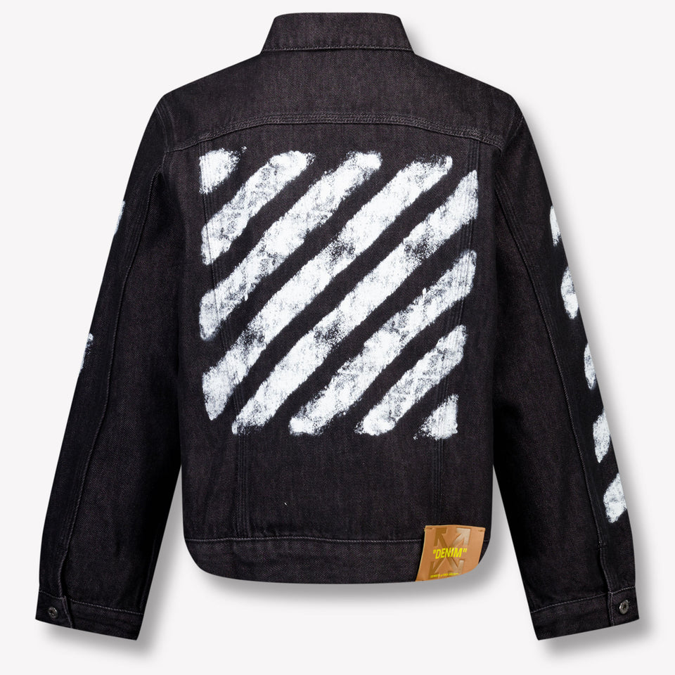 Off-White Kids Boys Jackets  Black