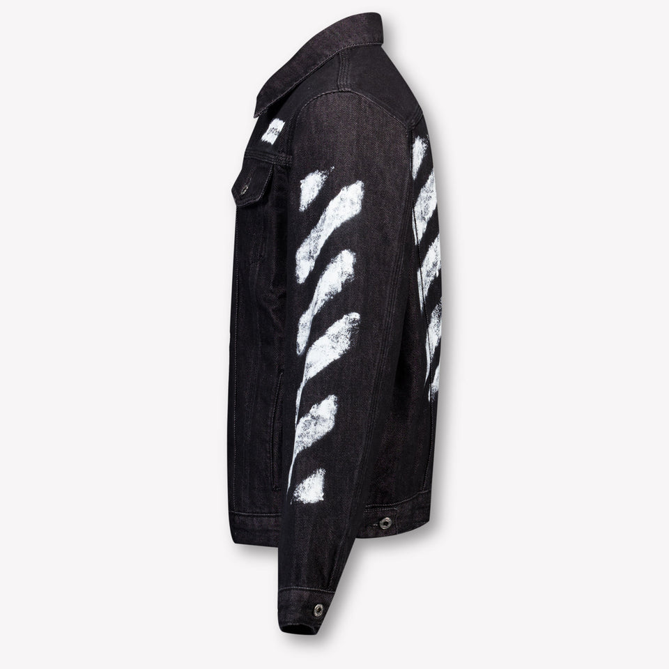 Off-White Kids Boys Jackets  Black
