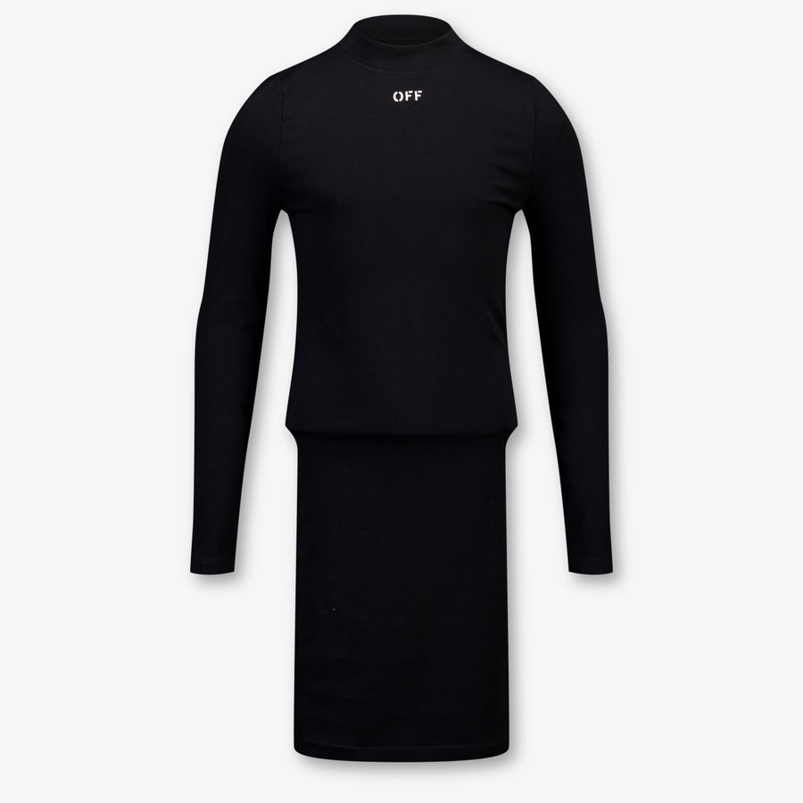 Off-White Girls Dress in Black