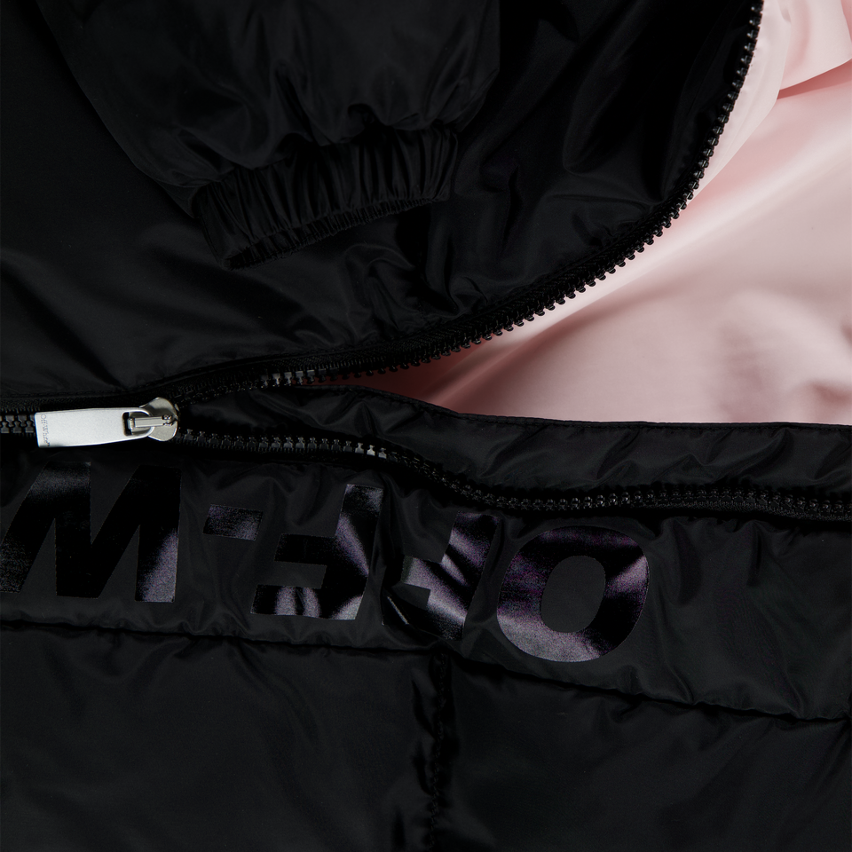 Off-White Kinder Meisjes Winterjas In Zwart