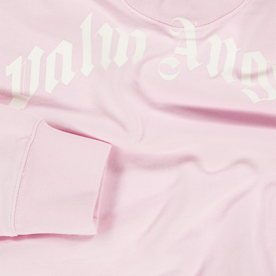 Palm Angels Kinder Meisjes Trui In Licht Roze