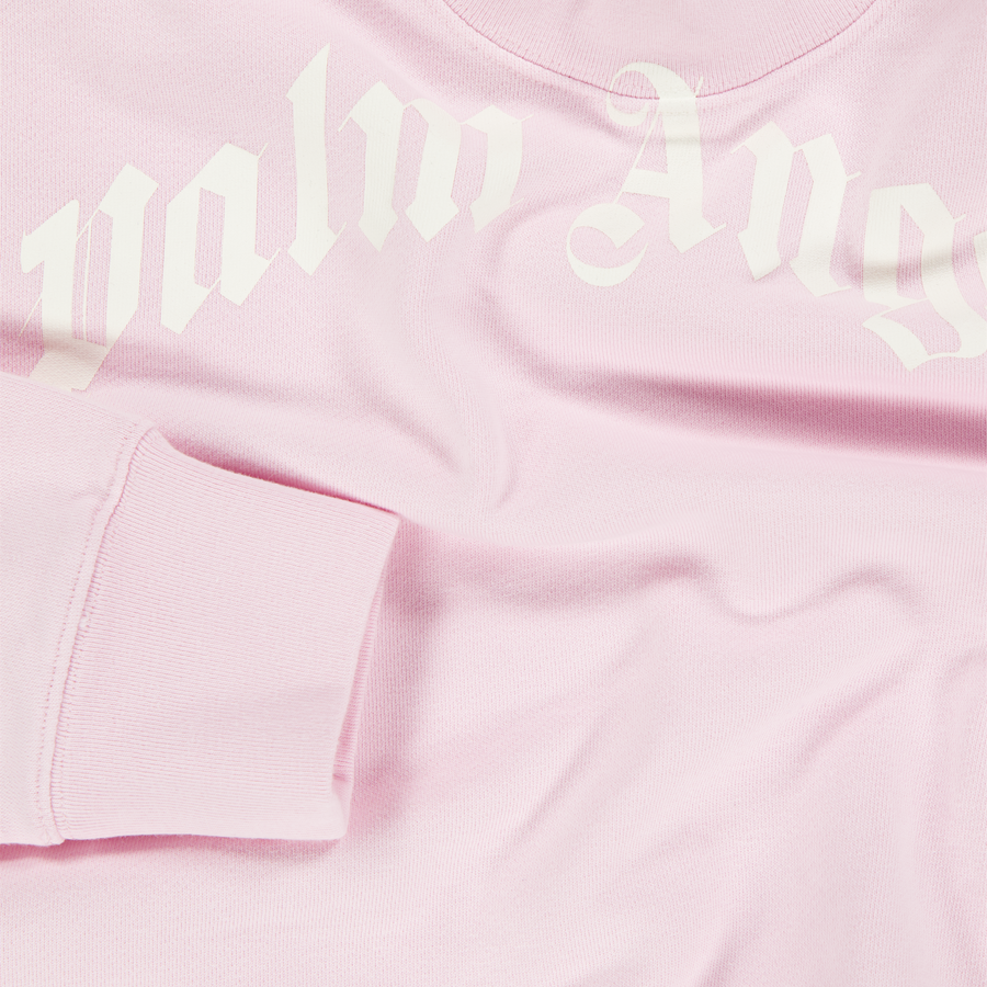 Palm Angels Kids Girls Sweater Light Pink