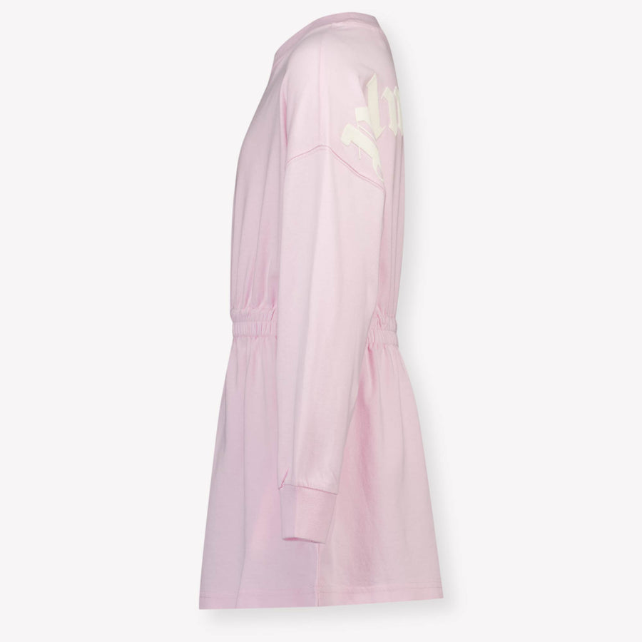 Palm Angels Kids Girls Dress Light Pink