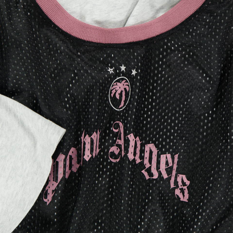 Palm Angels Kids Girls Dress Black