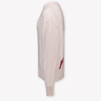 Palm Angels Kids Girls Sweater Light Pink