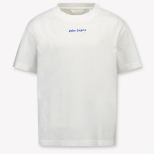 Palm Angels Kids Boys  T-Shirt Offwhite