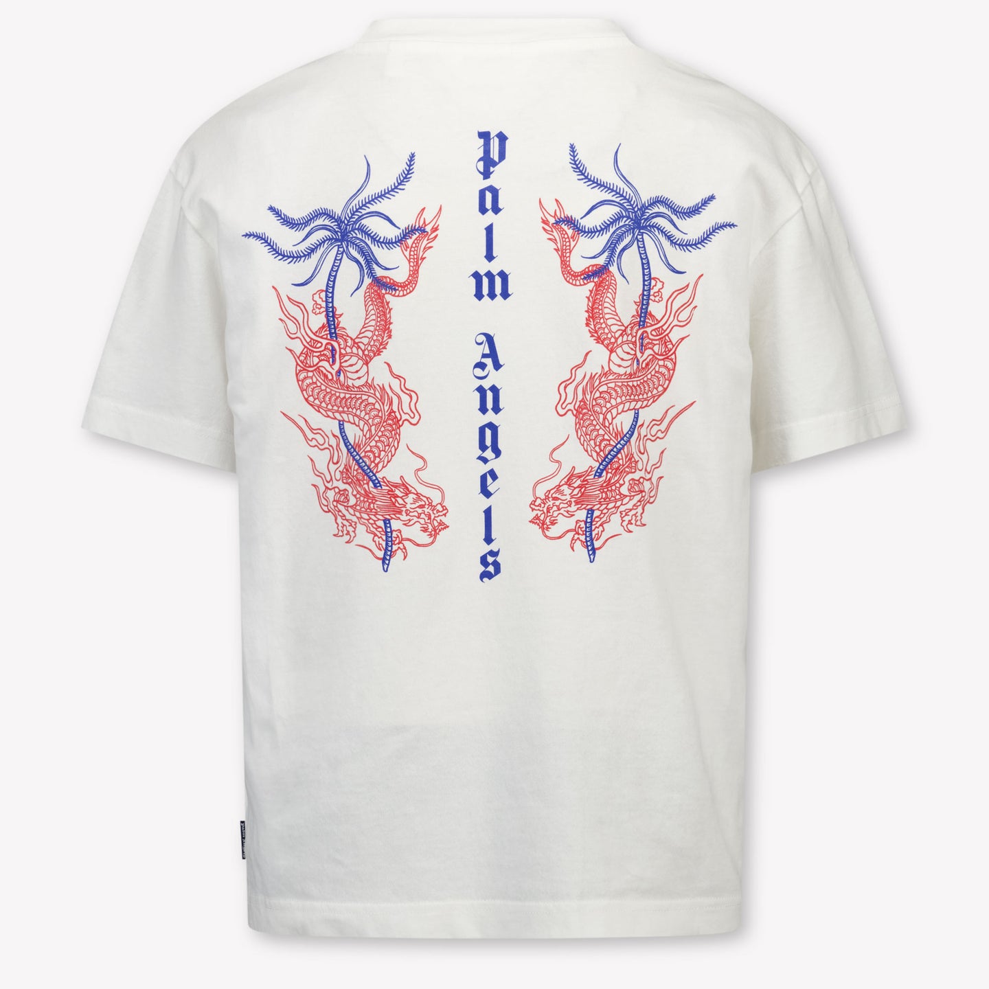 Palm Angels Kids Boys  T-Shirt Offwhite