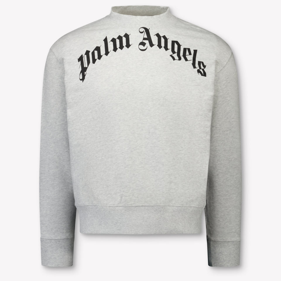 Palm Angels Kids Boys Sweater  Gray
