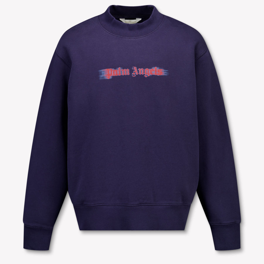 Palm Angels Kids Boys Sweater  Navy