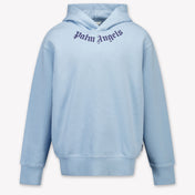 Palm Angels Kids Boys Sweater  Light Blue