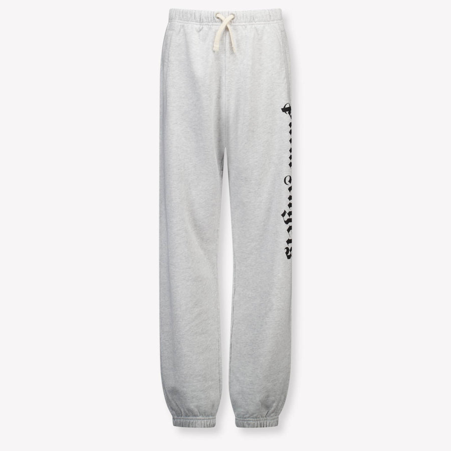 Palm Angels Kids Boys  Pants Gray