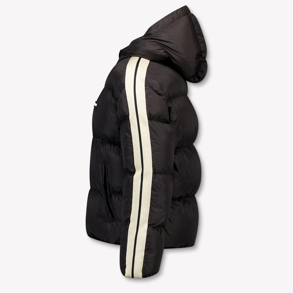 Palm Angels Kinder Jongens Winterjas In Zwart